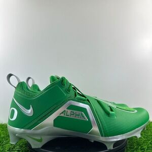 Nike Alpha Menace Pro 3 PE Oregon Ducks Men Size 14 Wide Football Cleats NEW